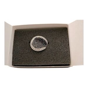 Lia Sophia Elegant Silver Textured Cuff Links